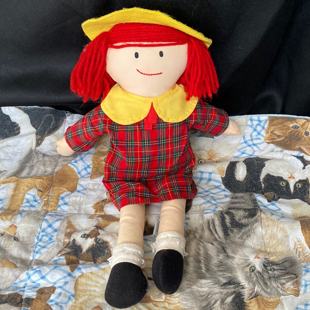 Vintage Madeline  plush doll circa 1994